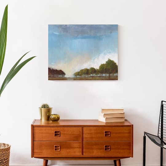 Bright Treeline 20" x 16" Canvas Wall Art